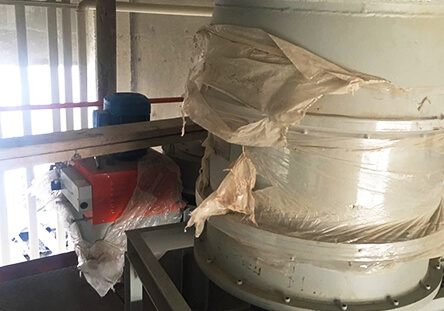 唐山粉煤灰礦粉秤使用現場